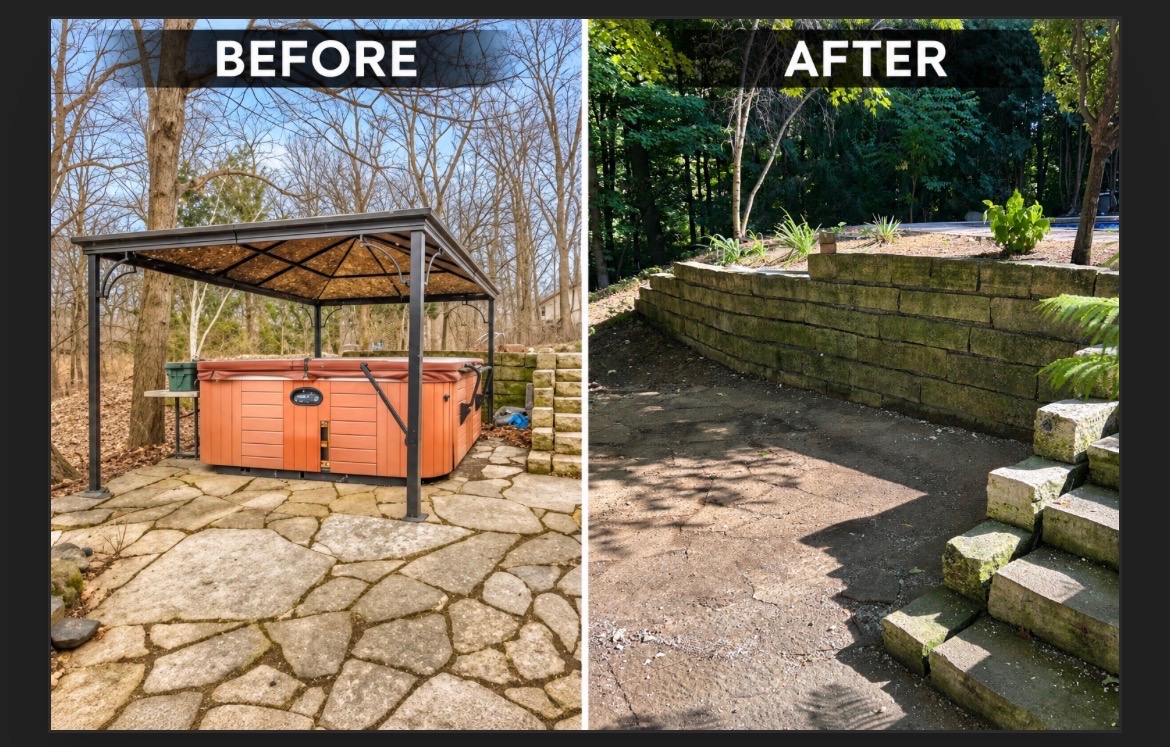 BJ's Services before and after project