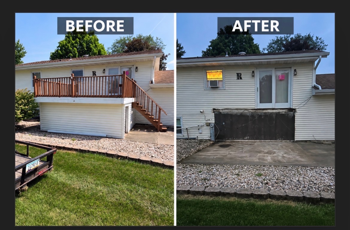 BJ's Services before and after project