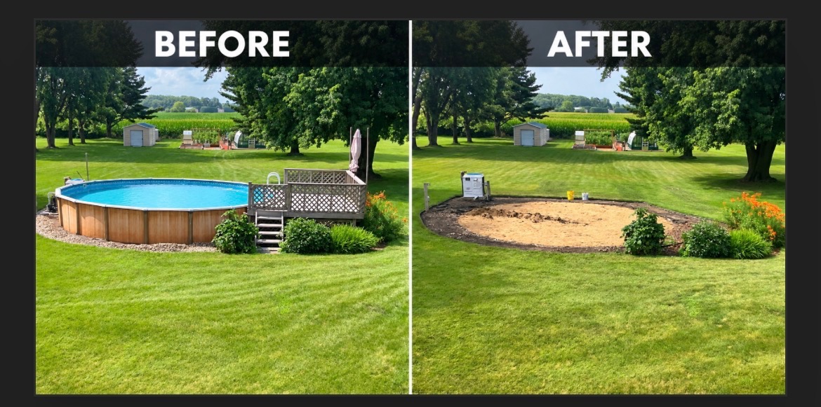 BJ's Services before and after project